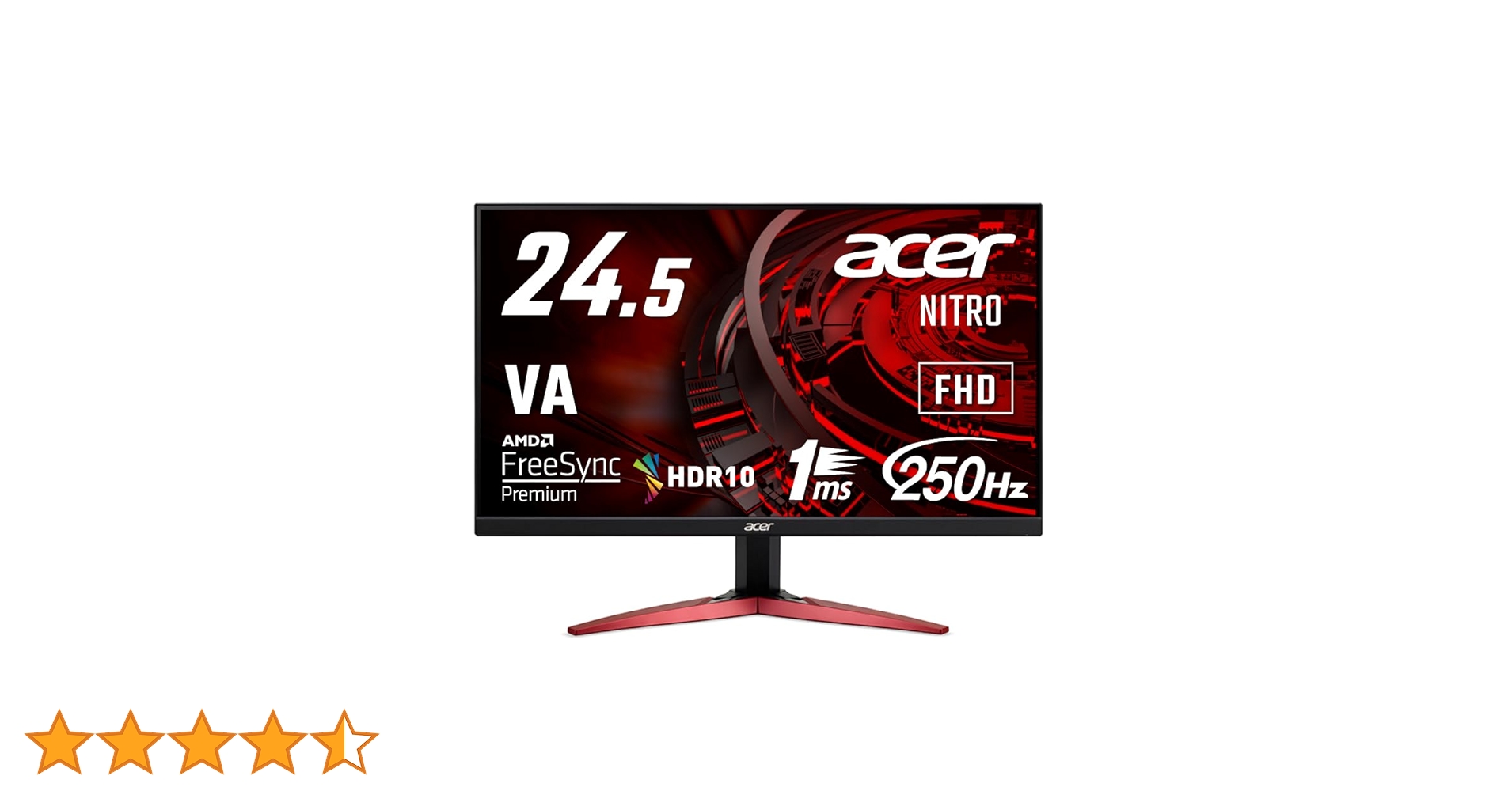 Amazon.co.jp: 日本エイサー Acer ゲーミングモニター 24.5インチ VA